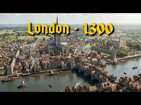 London 1300: The Apocalypse Happened in 1348 (AI Reconstruction)