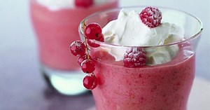 Mousse de fruits rouges au yaourt