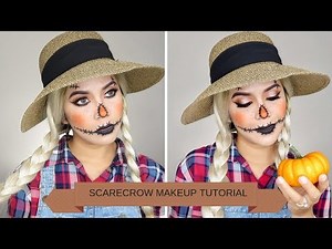 SCARECROW MAKEUP TUTORIAL (Simple and Easy) | By loveleehesper