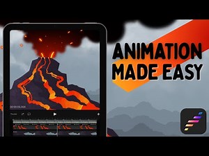 Dreams 2: Easy Procreate Animation | Volcano & Flowing Lava | Tutorial