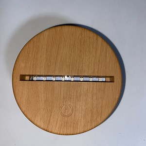 [Hot Item] Hot Sale Small Round Battery Powered Touch Remote Control LED Base Light