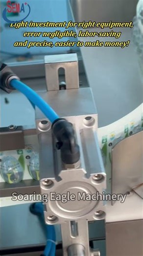 Display Oliver oli filling machine in our factory