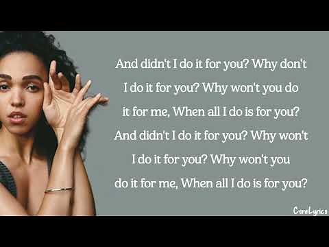 FKA twigs - cellophane (lyrics)