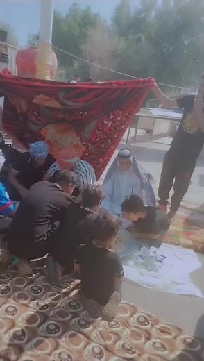 ‏الله يحفظكم اهل السماوه كفو معازيب ما تقصرون سفرتكم والله معدلين👑🤲