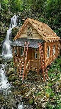 Restoring A Cabin House Near a Waterfall in the heart of the forest