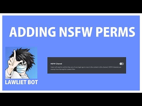 DISCORD How to turn on NSFW Feature in a CHANNEL