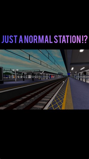 A Normal Station🤔?!|SCR Roblox 🔥 #scr #train #stepfordcountyrailway #shorts #trending #roblox #rail