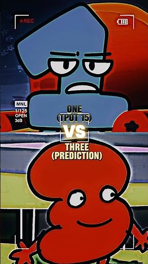 Tpot 15: One vs Three #bfdi #bfdia #idfb #bfb #tpot #edit #trending #trend #animation #edits #2025