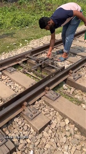 Manually point setup. #railway #switch