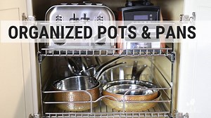 3.7K views · 74 reactions | In this video I share how I organize my pots and pans! I hope this inspires you, enjoy the video! Links are below! ~Stephanie LINKS: Pull Out Drawer Cabinet Organizer by Rev-A-Shelf (I have the 21 inch, comes in different sizes): https://amzn.to/2pb7l2Y Pull Out Drawer Organizer With Dividers by Rev-A-Shelf: https://amzn.to/2NbBWf3 | Stephanie Lynn - Basilchic | Facebook