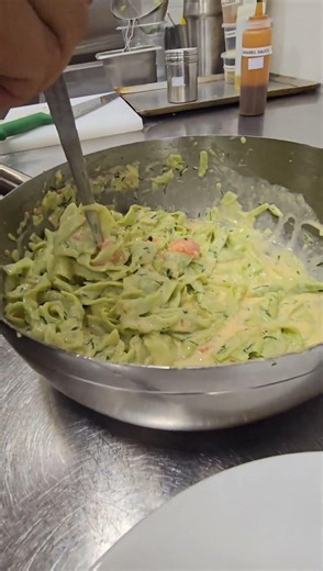 Fresh Spinach Pasta with Parmesan Cheese | Easy Homemade Recipe #shorts #viral #aesthetic