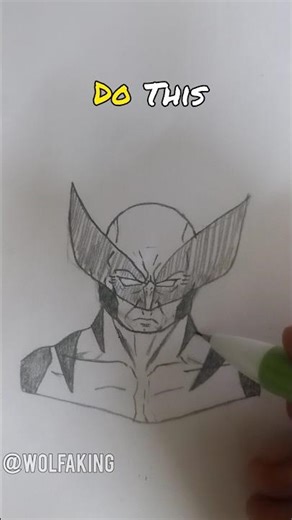 How to draw "Wolverine"|| Wolverine Drawing Tutorial || Easy Tutorial ||#art #drawing #music #marvel