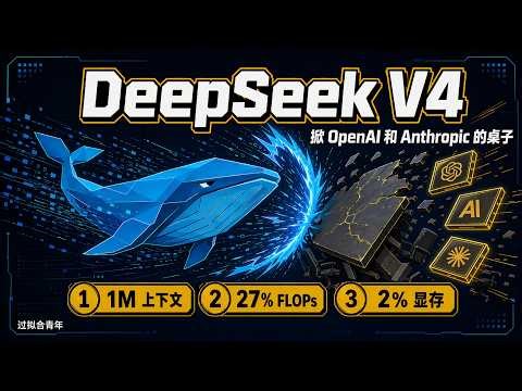 DeepSeek V4：中国开源，正面掀 OpenAI 和 Anthropic 的桌子｜百万 token 上下文的工程奇迹