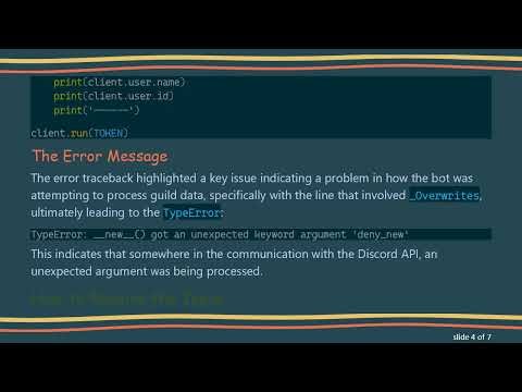 Resolving TypeError Issues in discord.py