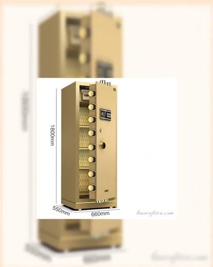 BAS180CM-3 Basec Luxury Fireproof Safe Box: Triple-Layer Security for Your Valuable Possessions