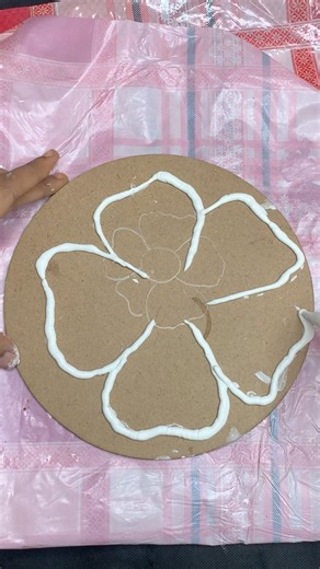 How to make a 3D texture flower 🌸✨#youtube #shortsvideo #diy