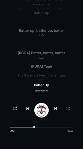 batter up karaoke #babymonster #batterup