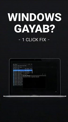 Windows Black Screen Fix in 10 Seconds | Explorer.exe Trick 💻⚡