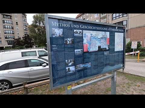 Adolf Hitler Bunker location in Berlin (Führerbunker)