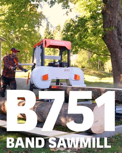 🌲 There’s a difference! Saw your own lumber! 🌲 The B751 Band sawmill brings the joy of sawing your own wood – from log to beautiful lumber. 💥Save money by cutting your own boards instead of buying lumber. 💥 Better for the planet – use local logs and reduce transport. 💥 And the feeling of creating your own timber? Priceless. Right now, during the Autun Sale, receive a € 300 voucher to buy accessories with! https://www.logosol.com/sawmills/band-sawmills/b751-band-sawmill 👉 Start sawing your 