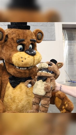 Robby on Instagram: "We made a Mini Freddy for Freddy Fazbear himself! Do you want one for yourself??? Thanks so much @sourbunbun for helping me fabricate him and @daregularsauce for for air brushing and using his Freddy! Shout out to @caustic.cola for the awesome Puppetearing! And thanks @yepitsstilltori for filming! Thanks @mikeymonst For editing! Also. Thank you @creepiecon For having us! Go check out the full build video on the Robby youtube channel! (Google Robby and youll find it!)"