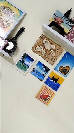😍 The Easiest 5-Minute Painting Ever! #canvaspainting
