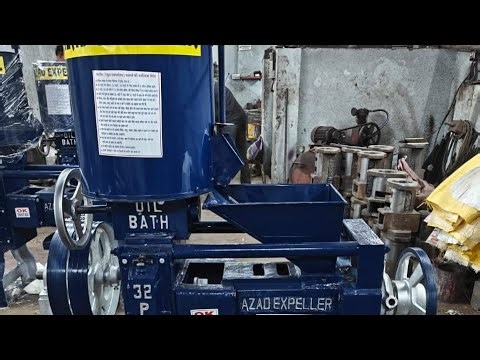 32 Patti Oil expeller machine cresing view