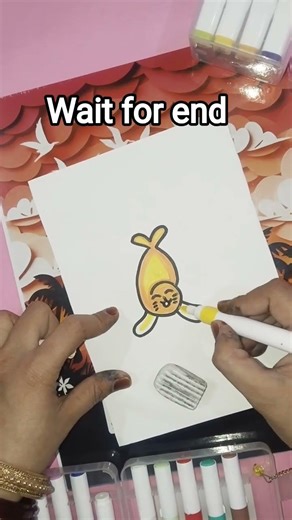 cute cartoon fish 🐠 drawing #shorts #drawing #youtubeshorts#viralshort