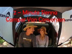 The 2-Minute Minivan Camper Conversion