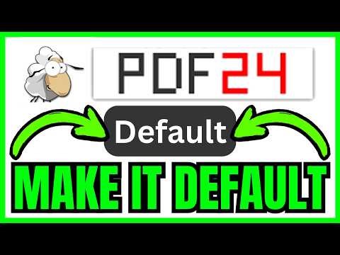 How To Make PDF24 Default (QUICK & EASY) 2026
