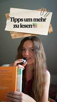 Tipps um mehr zu lesen 📚🤓