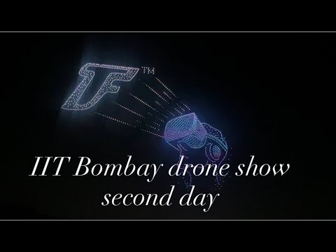 IIT Bombay drone show second day