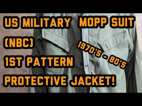 US ARMY MOPP PROTECTIVE JACKET 1st Pattern
