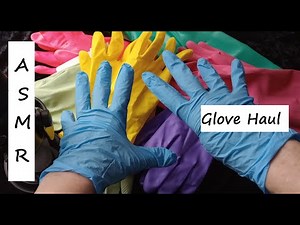 ASMR Rubber Glove Sounds and Haul