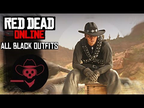*BEST* All Black Outfit Ideas In Red Dead Online (Batwing Chaps) | RDR2 🌵