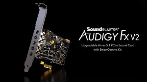 Watch Creative Sound Blaster Audigy Fx V2 Upgradable Sound Card  on Amazon Live