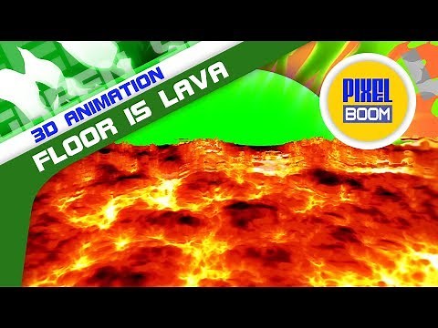 Green Screen The Floor is Lava - PixelBoom