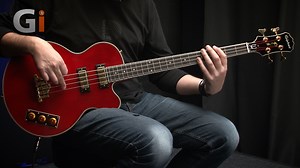 Watch Epiphone "Allen Woody" Signature Ltd Edition RumbleKAT Electric Bass Guitar Review on Amazon Live
