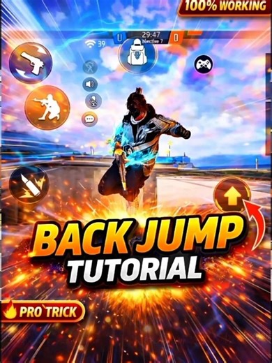 Back Jump Tutorial 🔥 100% Working Trick | Free Fire Pro Movement Guide
