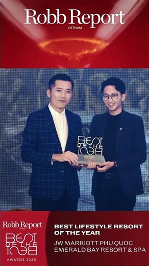 JW Marriott Phu Quoc | Best Lifestyle Resort of the Year award by Robb Report Vietnam