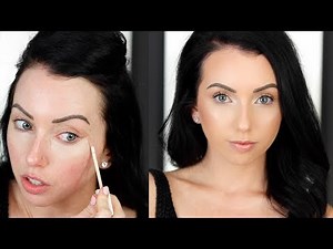 THE BEST POWDER FOUNDATION ROUTINE! Glowy Flawless Lightweight Full Coverage