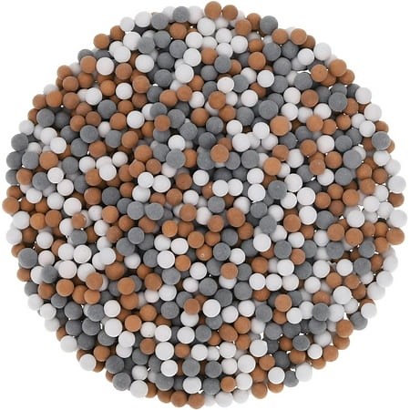 TRAHOO-3 Packs Replacement Shower Head Bead 3-4mm Shower Filter Beads Replacement Mineral Stone Bead for Water Softener Filtration Shower Head, White, Grey, Orange - Walmart.ca