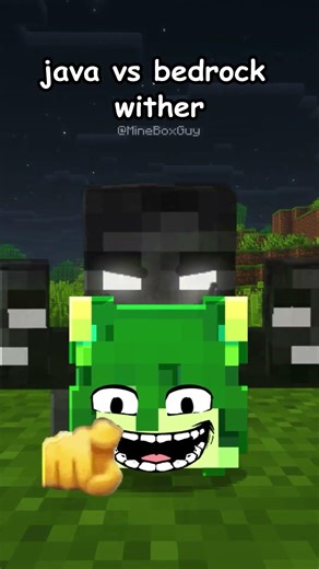 java vs bedrock wither