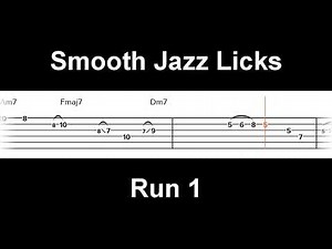 #1 Smooth Jazz Licks for Beginners - Practice With Tabs