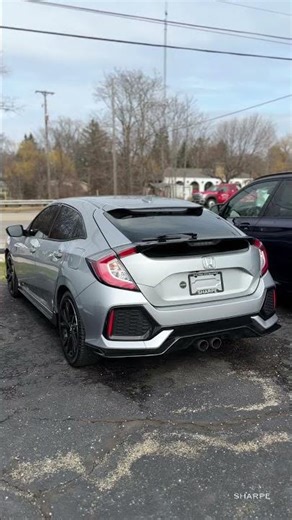 2018 Honda Civic Hatchback #SHARPE #HondaCivic #CivicHatchback #UsedCars #GrandRapidsCars