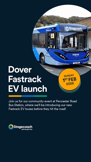 Pop along and see our new Fastrack electric buses before they hit the road. | Stagecoach