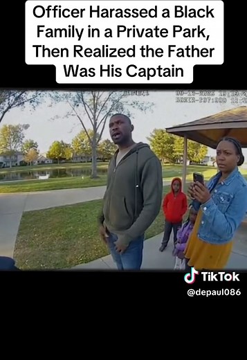 Officer Harasses Black Family, Realizes Dad is His Captain