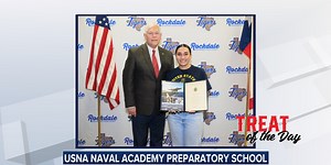 Treat of the Day: Rockdale High senior receives appointment to USNA Naval Academy Preparatory School