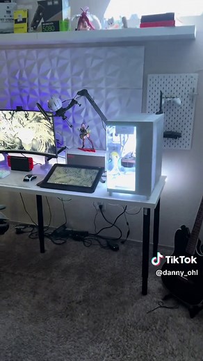 My computer setup #setup #fyp #pcgaming #gamingroom #computer