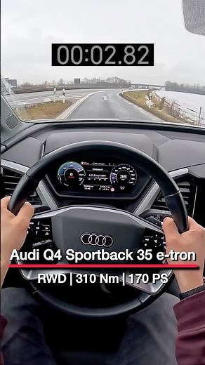 Audi Q4 35 e-tron | 170PS | 0-160 km/h Acceleration